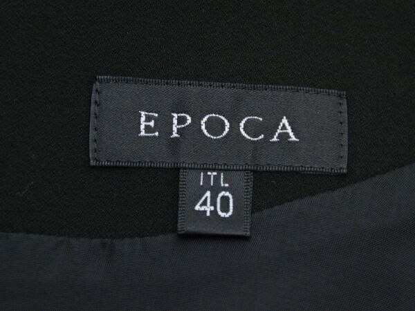エポカ EPOCA スタッズ トリアセテート×ポリエステル ワンピース 40 