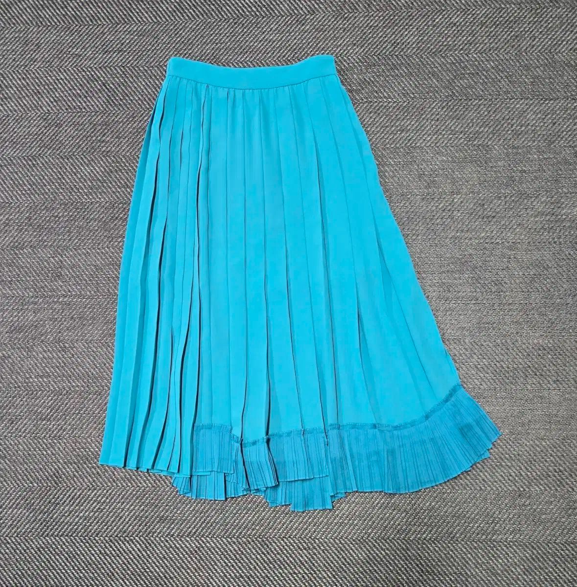 LUCKY CHOUETTE ラッキーシュエトゥ プリーツ スカート バンディング 36