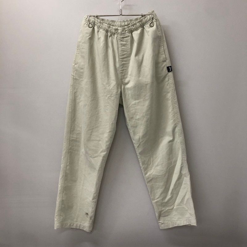 STUSSY ステューシー 24SS BEACH PANT BRUSHED COTTON リラックスフィット ガーメントウオッシュ プラッシュドコットンツイルビーチパンツ ボトムス 153-241115-kk-39-tei