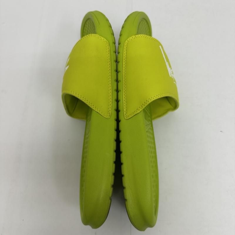 27cm 新品 STUSSY NIKE サンダル 黄緑 ベナッシ ステューシー JIMMY CHOO 【未使用】NIKE ナイキ STUSSY ステューシー コラボ