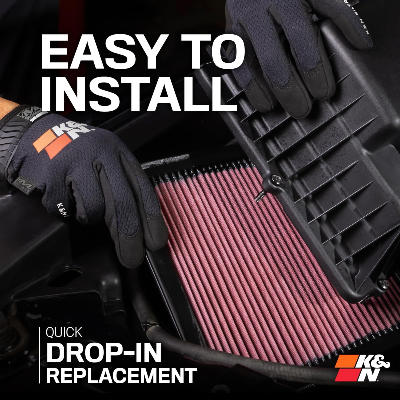 K＆N 純正交換 エアフィルター AUDI RS4/RS5 (B8) 用の右側 33-3032 Air Filter, Performance (K\u0026N) for Audi B8-B8.5 RS5 4.2l -Left and Right -  PAIR