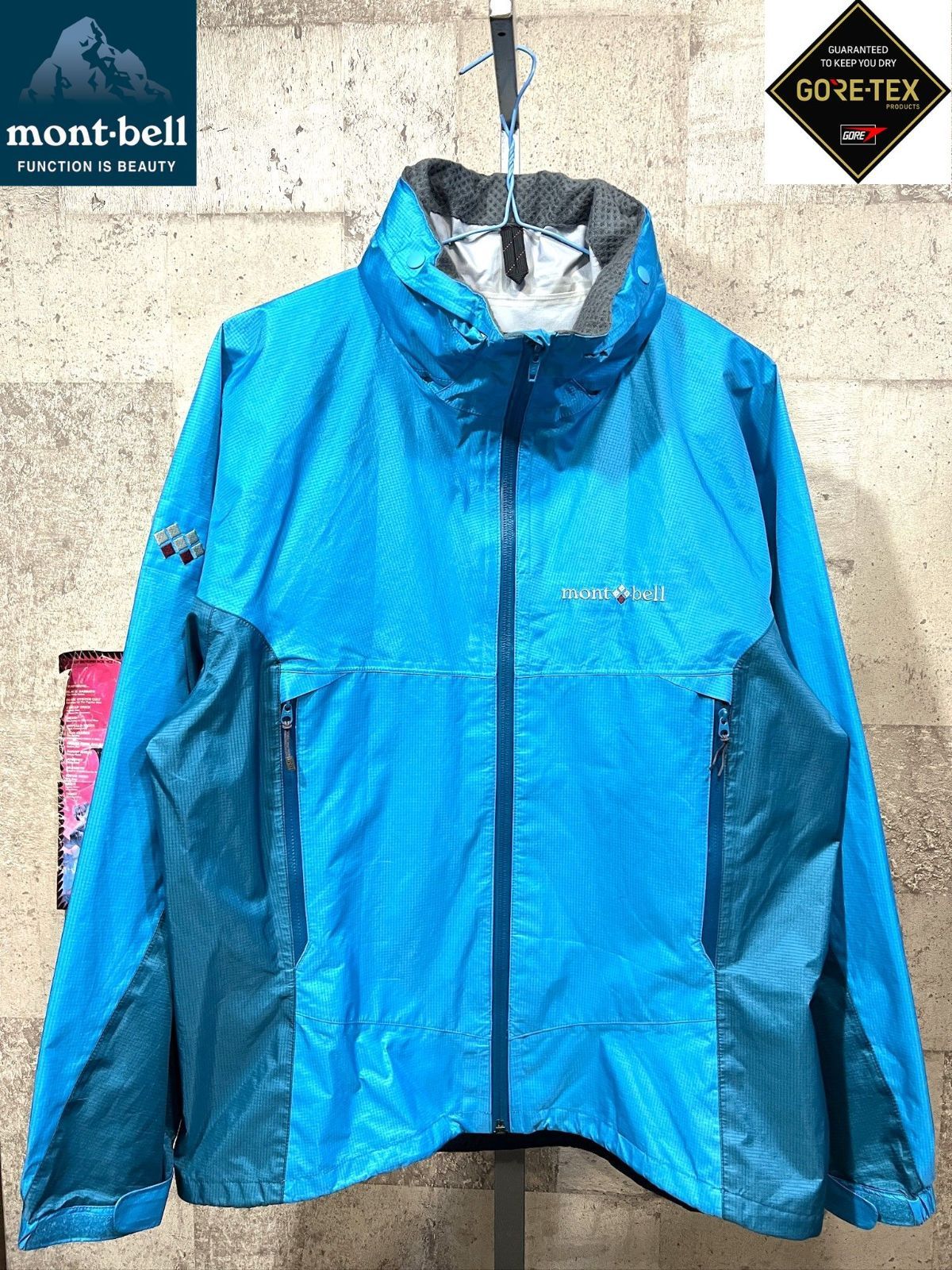 ★【返品OK】モンベル×GORETEX　 レディースM　 ＃1128258 ストームクルーザー ジャケット【mont-bell×ゴアテックス】 1128258 モンベル ストームクルーザージャケット M ゴアテックス