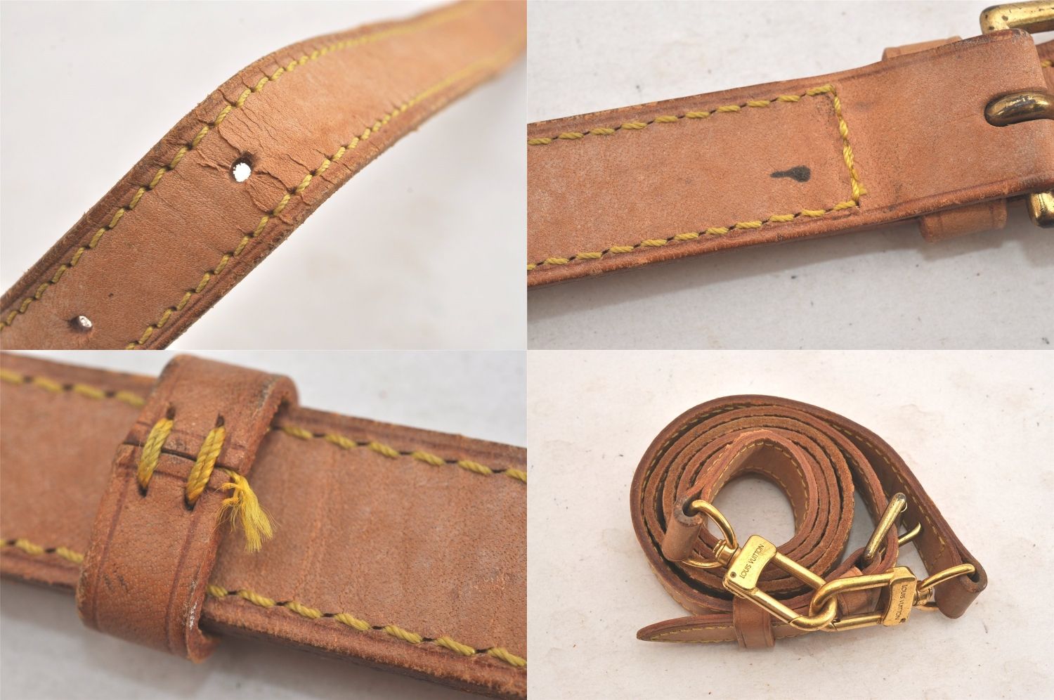 LOUIS VUITTON レザー ストラップ ベージュ 楽天市場】【新品同様】LOUIS VUITTON ルイヴィトン ショルダー