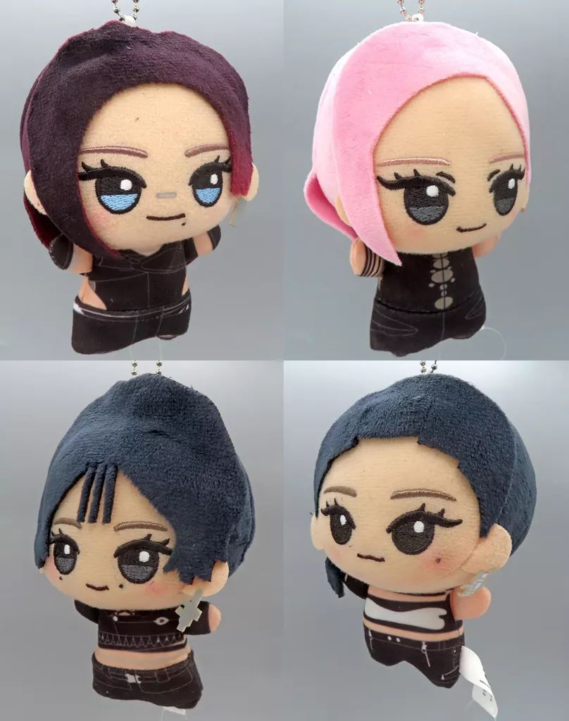 中古】ぬいぐるみマスコット・ぬいぐるみバッジ 全4種セット