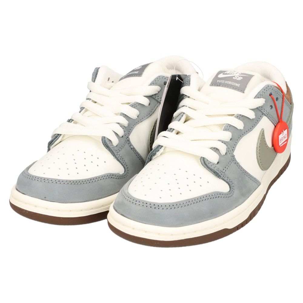 NIKE SB (ナイキエスビー) × Yuto Horigome SB DUNK LOW PRO QS FQ1180-001 堀米 雄斗  ダンクロープロ ローカットスニーカー グレー/ピンク/ブラウン US8/26.0cm