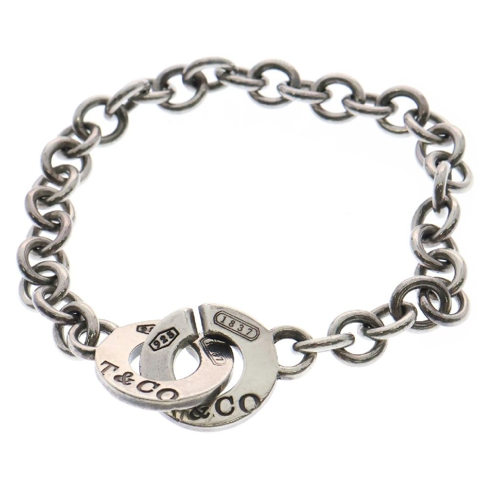 TIFFANY - Co. ティファニー 1837サークルクラスプ チェーン ブレスレット シルバー
