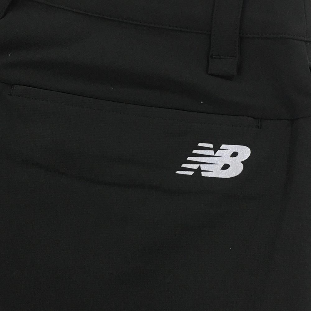 New Balance - 【超美品】ニューバランス キュロットスカート 黒×ベージュ 裾ロゴプリント レディース 1(M) ゴルフウェア 2024年モデル New Balance 超美品】ニューバランス キュロットスカート 黒×ベージュ 裾ロゴ