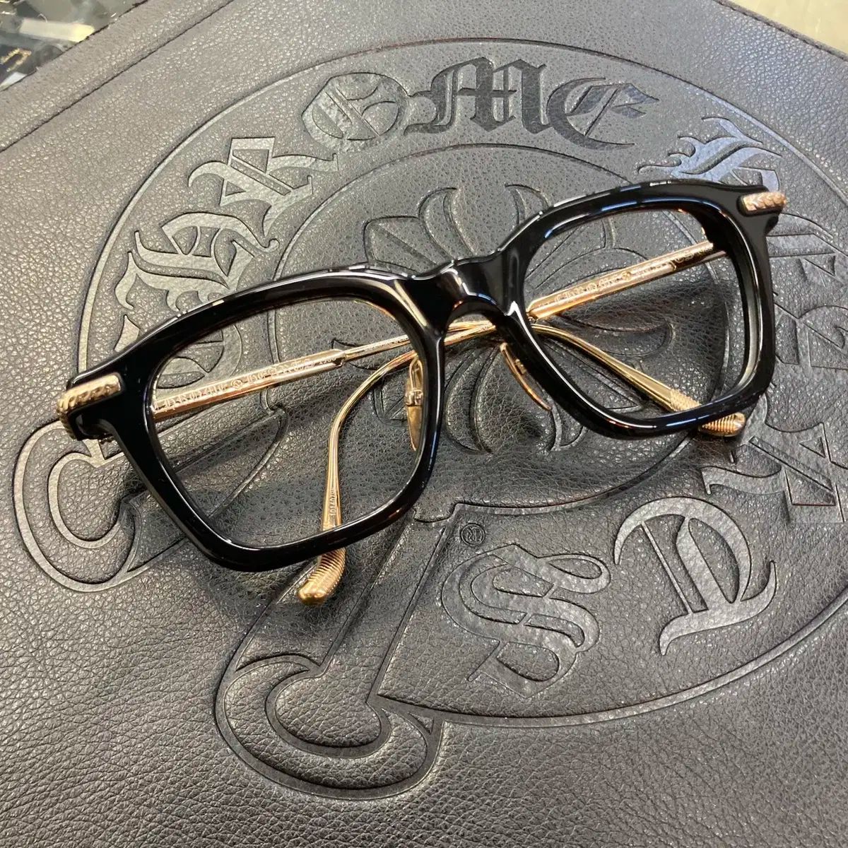 Chrome Hearts(クロムハーツ) コンプション ウェリントン型メガネ