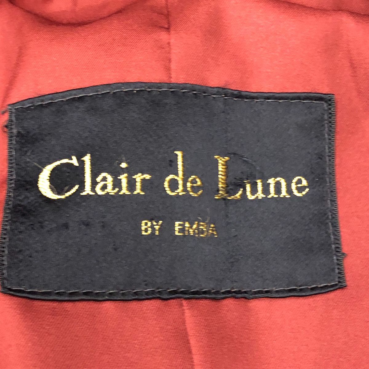 Clair de Lune BY EMBA ロングコートミンクファー 黒 Clair de Lune BY EMBA ロングコートミンクファー 黒