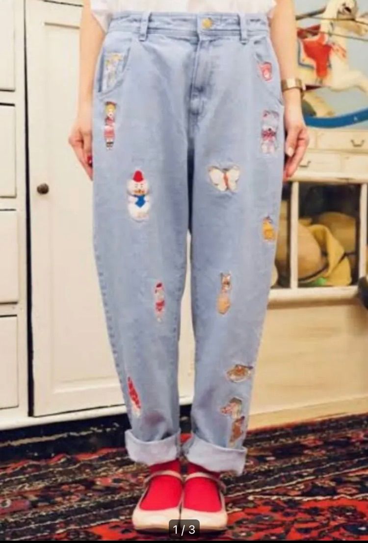 新品】yukiemon ユキエモン yukiemon おまもりデニム Mサイズ/うすめ