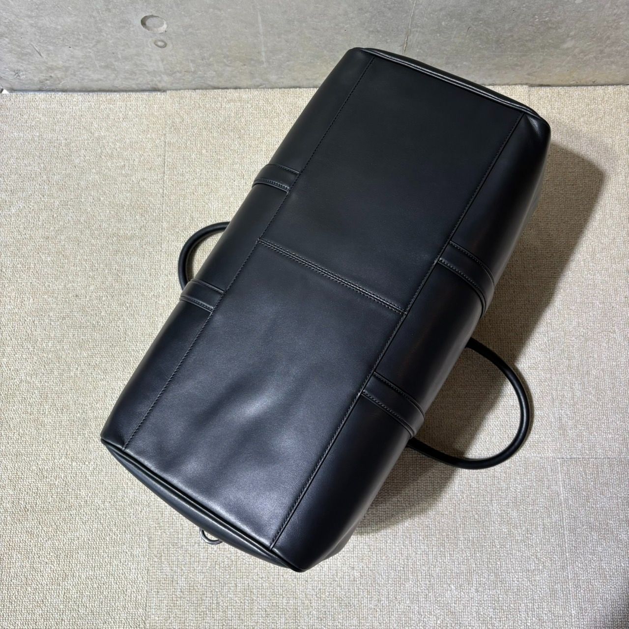 COACH コーチ レザー ボストンバッグ ブラック メンズ