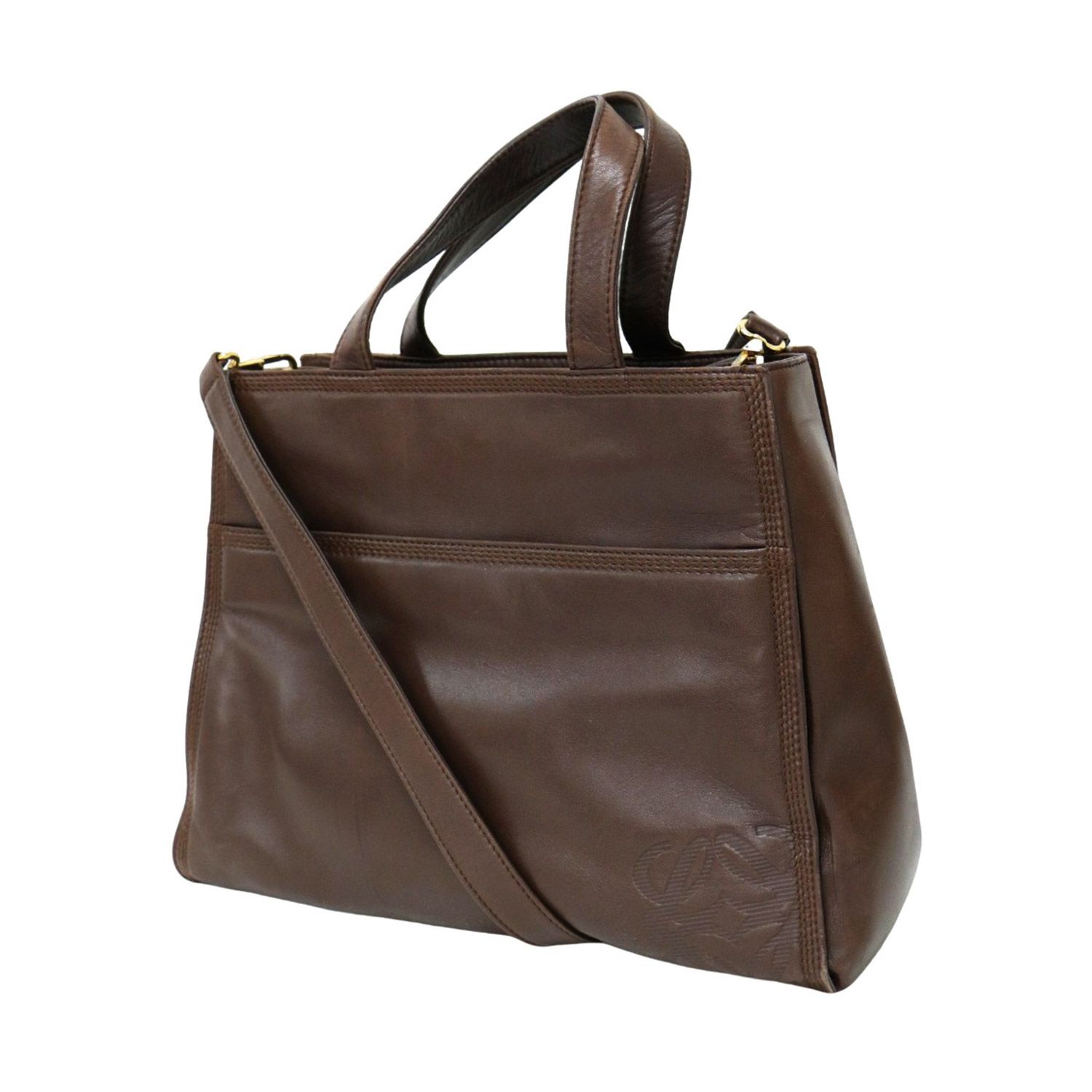 LOEWE ロエベ バッグ ブラウン / アナグラム レザー