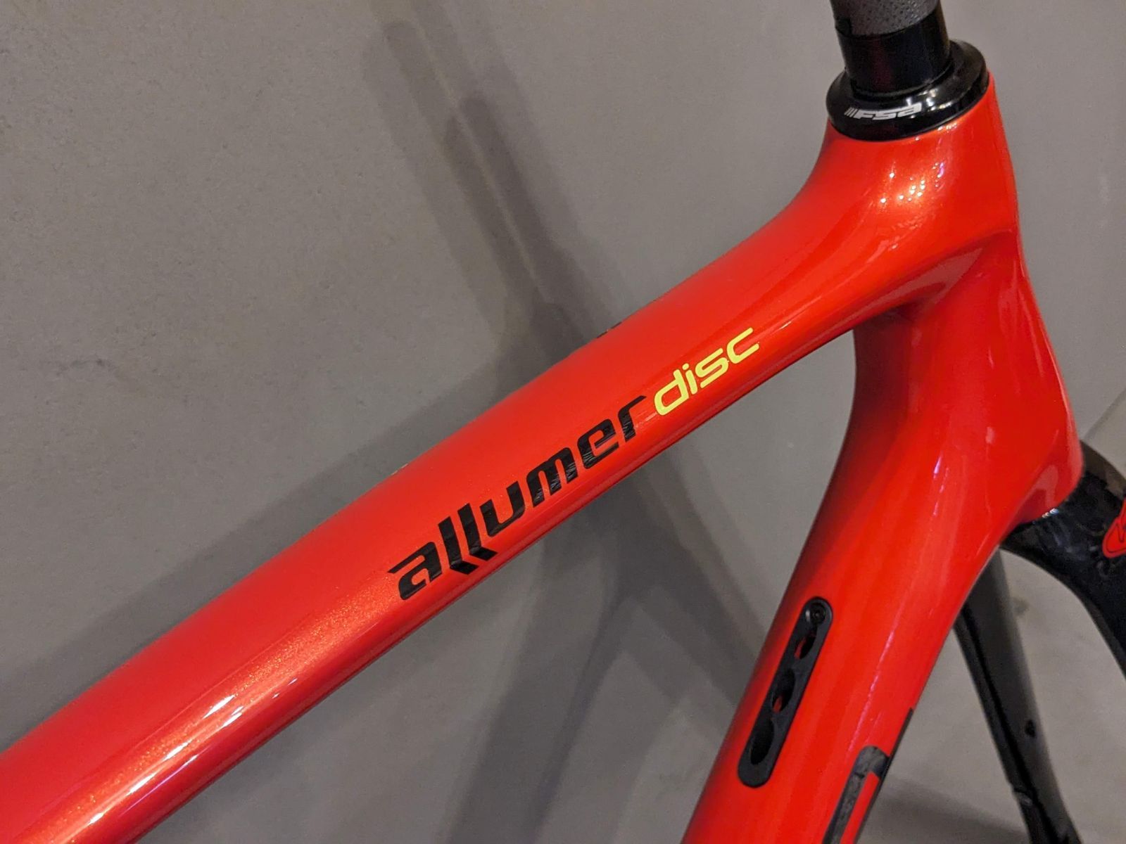 BOMA ALLUMER DISC カーボンフレームセット L-500サイズ YRオレンジ