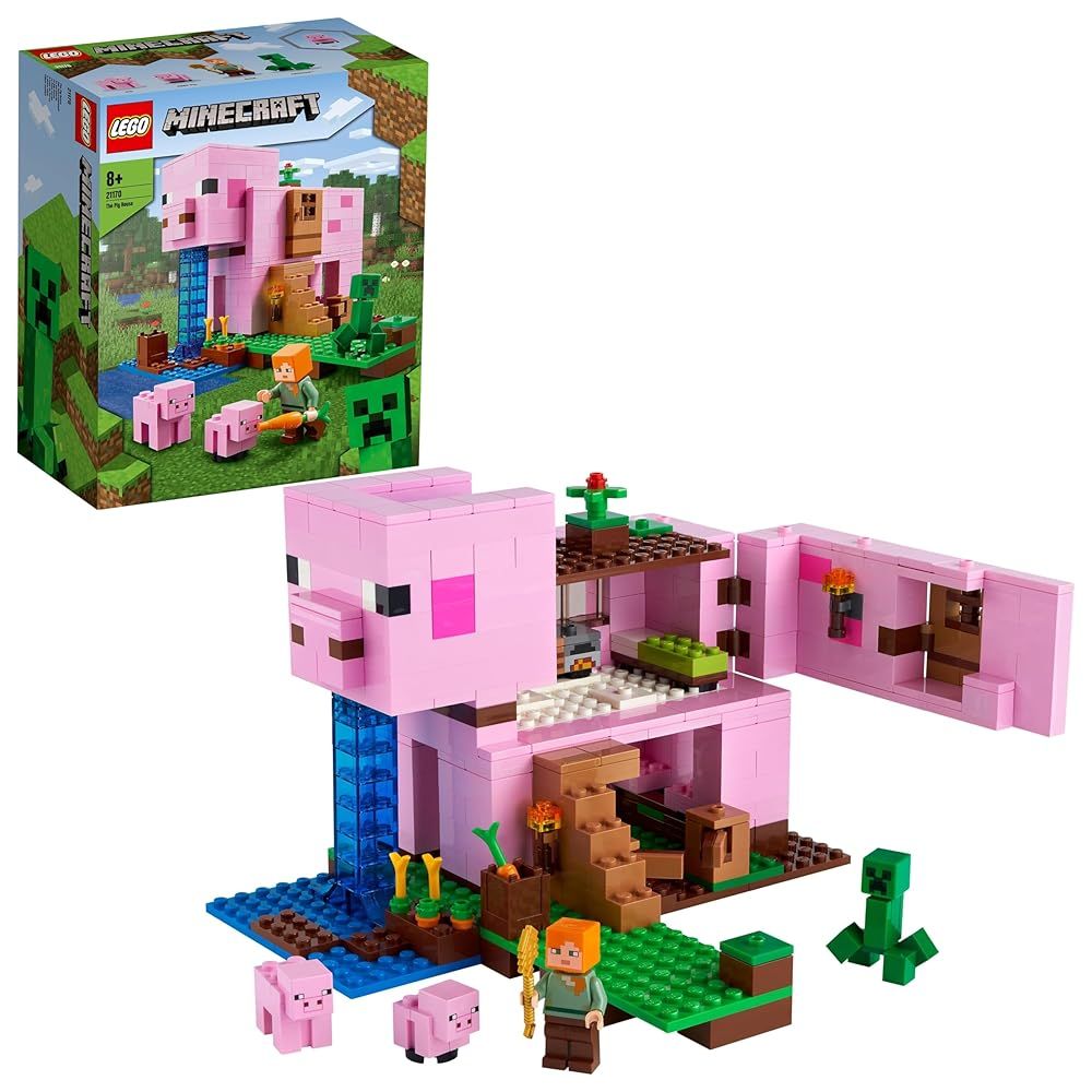 レゴ LEGO マインクラフト ブタのおうち 21170 おもちゃ ブロック クリスマスプレゼント 男の子 女の子 8歳以上