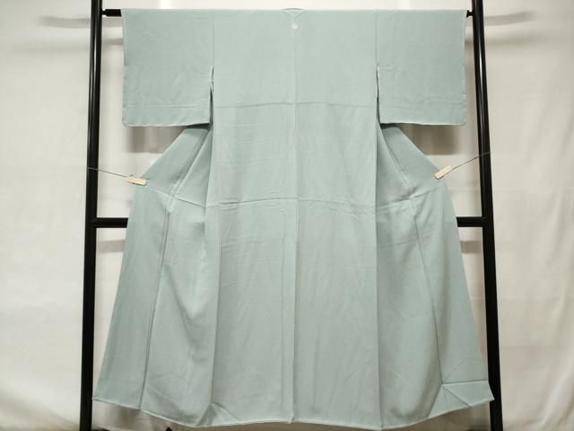 平和屋着物○上質な色無地 霞地紋 舛花色 正絹 逸品 未使用 DAAZ0672ps