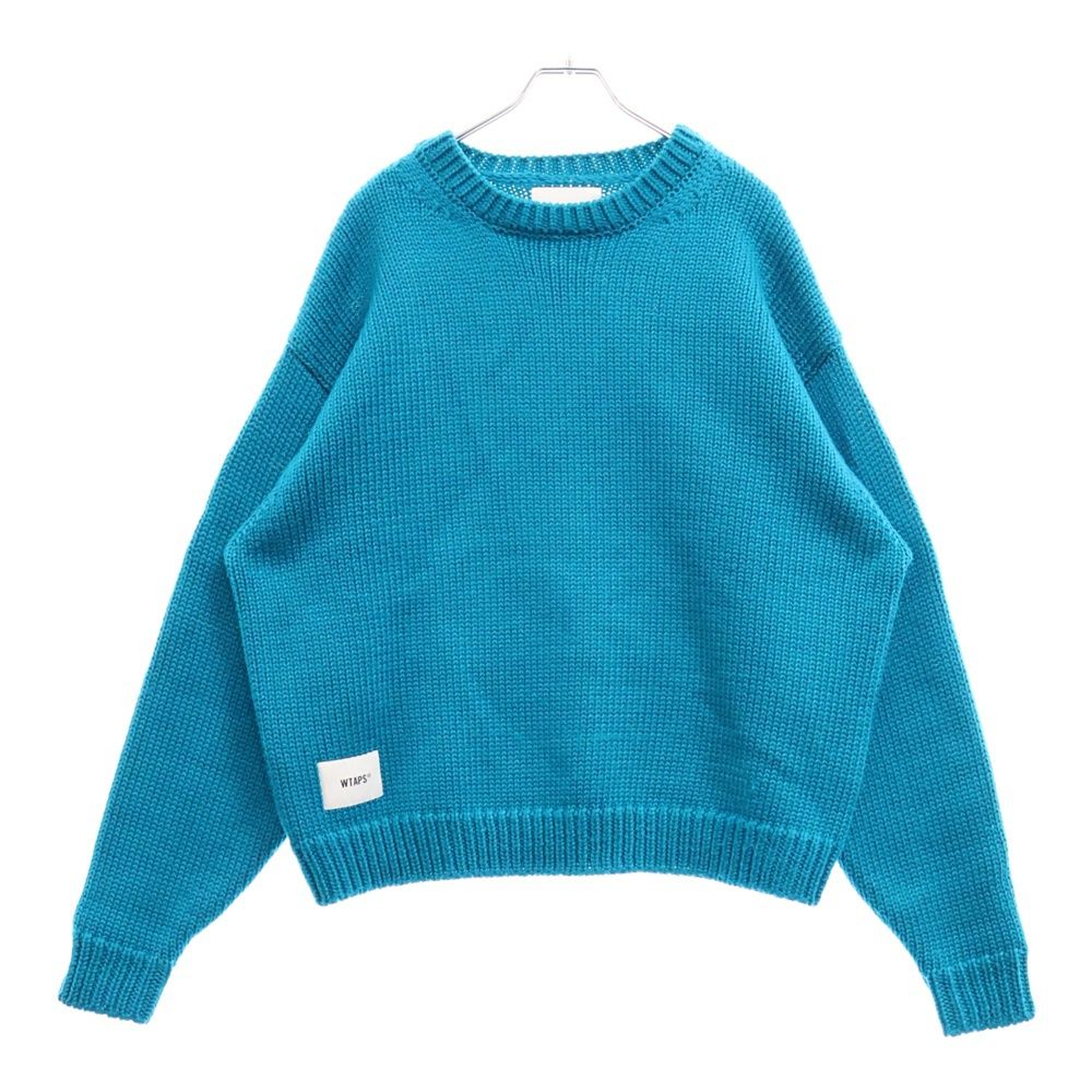 WTAPS 24AW INGREDIENT SWEATER POLY BLUE