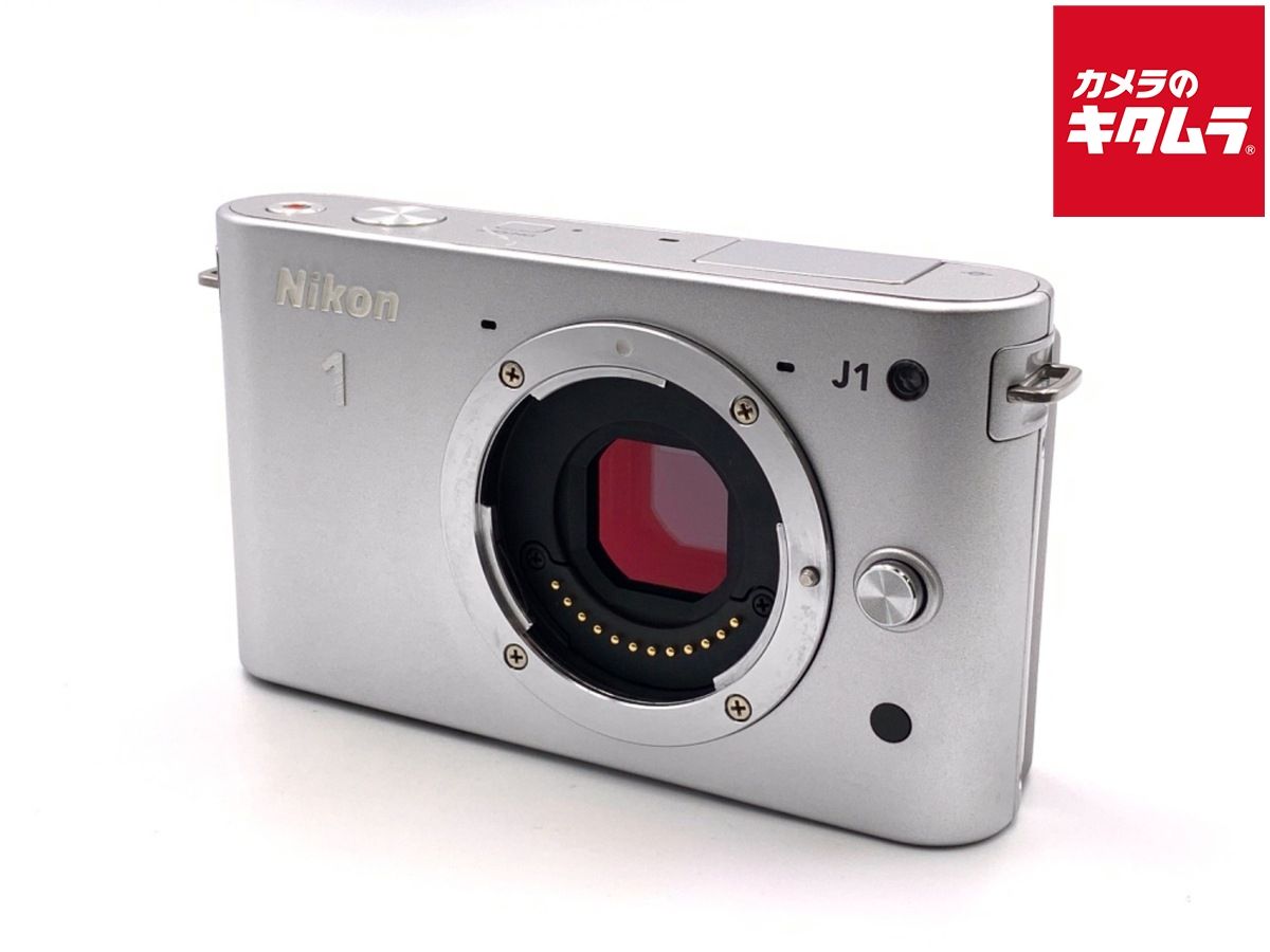 並品 ニコン Nikon 1 J1 ボディ シルバー
