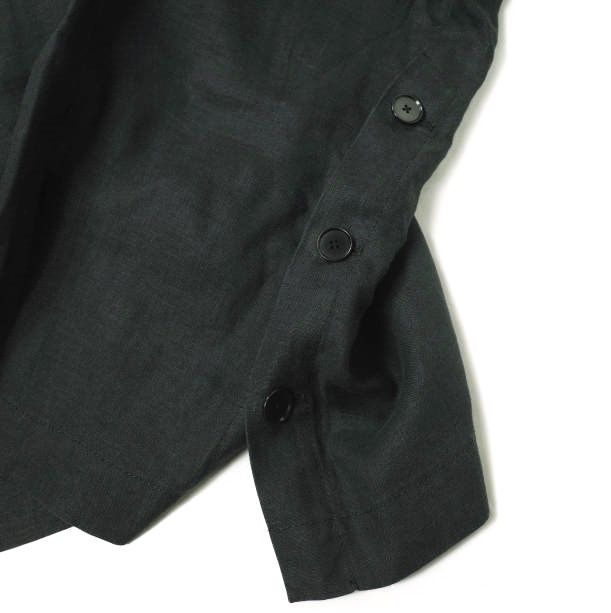 H BEAUTY&YOUTH エイチ ビューティーアンドユース 日本製 LINEN V NECK DRESS リネンVネックドレス 1626-299-3346 S ブラック ワンピース トップス【中古】【H BEAUTY&YOUTH】 H BEAUTY&YOUTH エイチ ビューティーアンドユース 日本製 LINEN V NECK