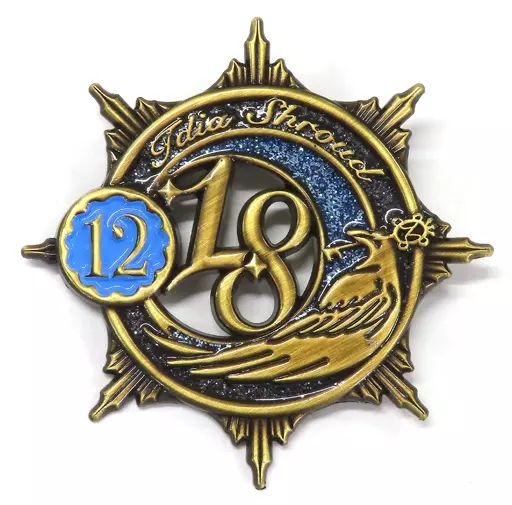 アクセサリー(非金属) イデア・シュラウド 魔法帽子の留め具風ブローチ 「ディズニー ツイステッドワンダーランド」 イデアの誕生日記念グッズ