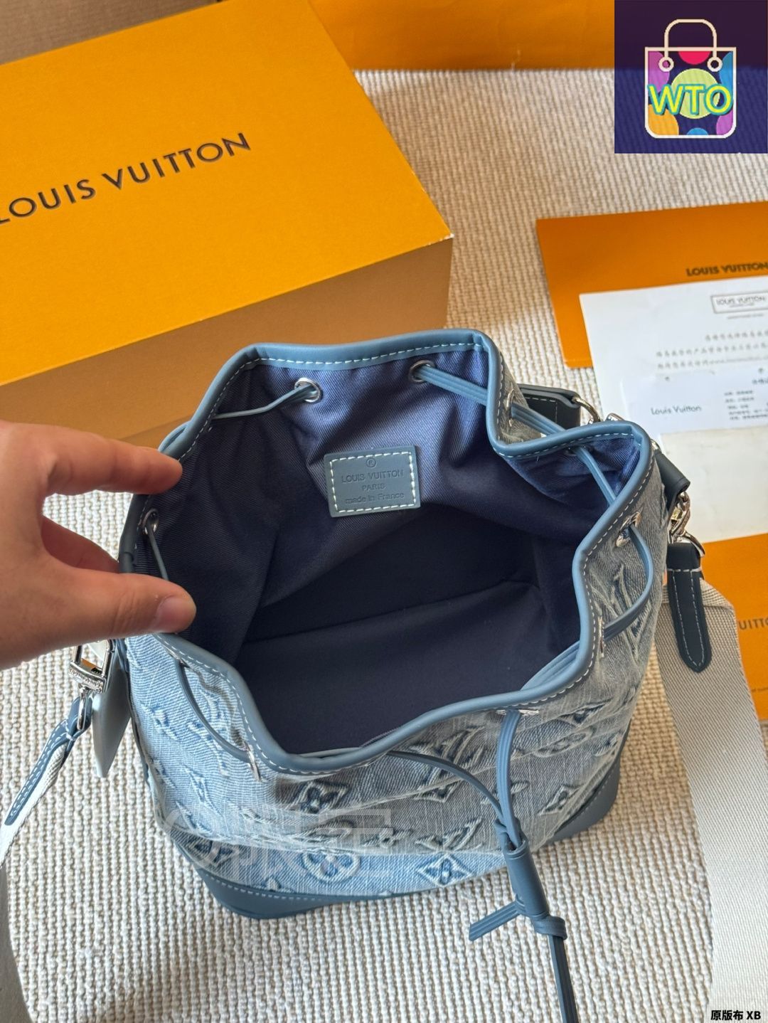 日本未発売【LYN】 バケットバッグ デニム Jane Bucket Bag 今日特価】LV Denim Bucket Bag - LV デニム バケット バッグ