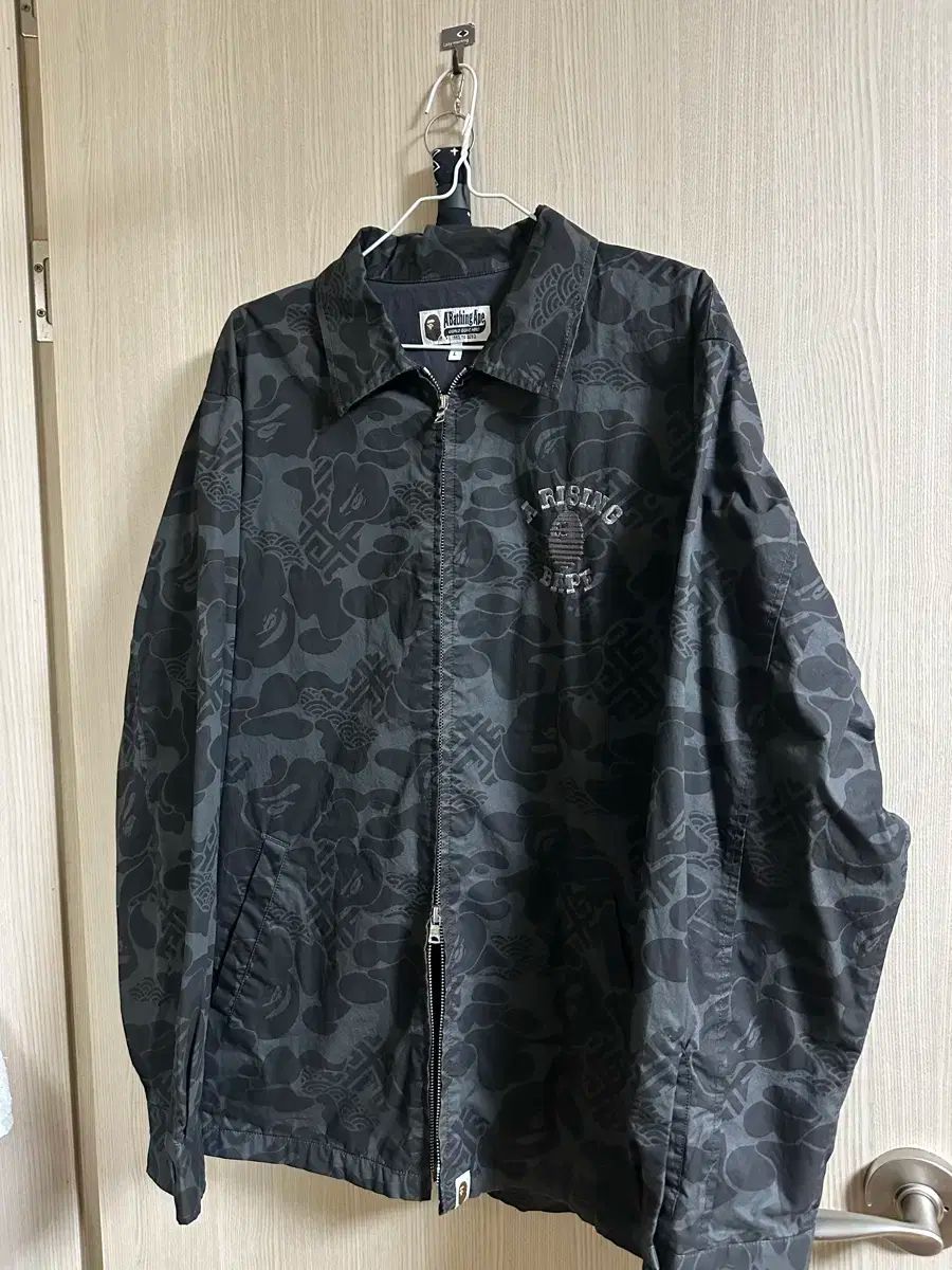 A BATHING APE アベイシングエイプ カモフラ ブラック ジャケット