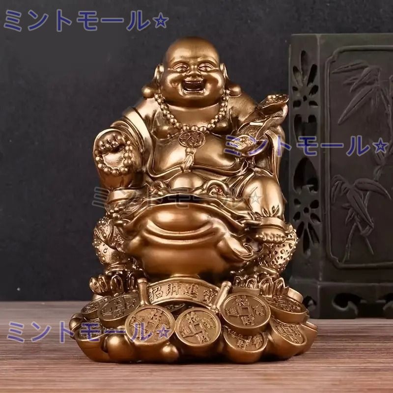 布袋様の置物 笑う仏像 風水 アート 布袋様 布袋さん 七福神 ご利益 金