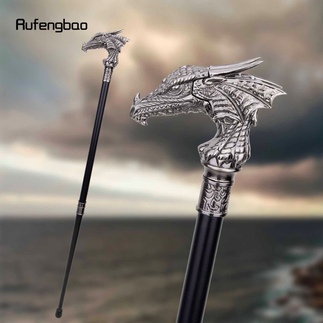 sv925 シルバー　ヴィンテージ　ステック　杖 杖 銀龍 シルバー ステッキ ドラゴン つえ おしゃれ 高級 銀 男性 女性