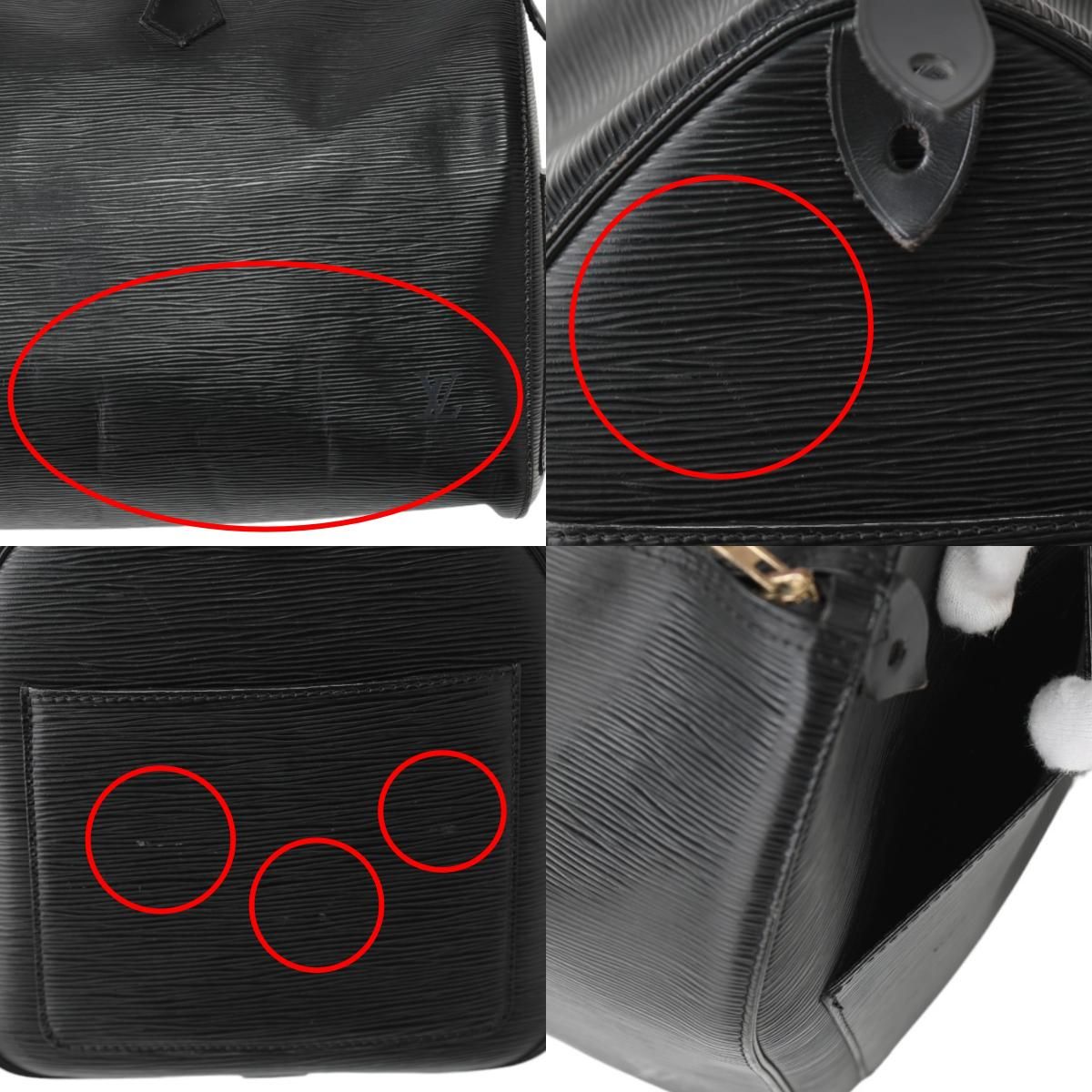 ルイヴィトン M42982 エピ ボストンバッグ スピーディ40　ノワール ハンドバッグ LOUIS VUITTON ブラック