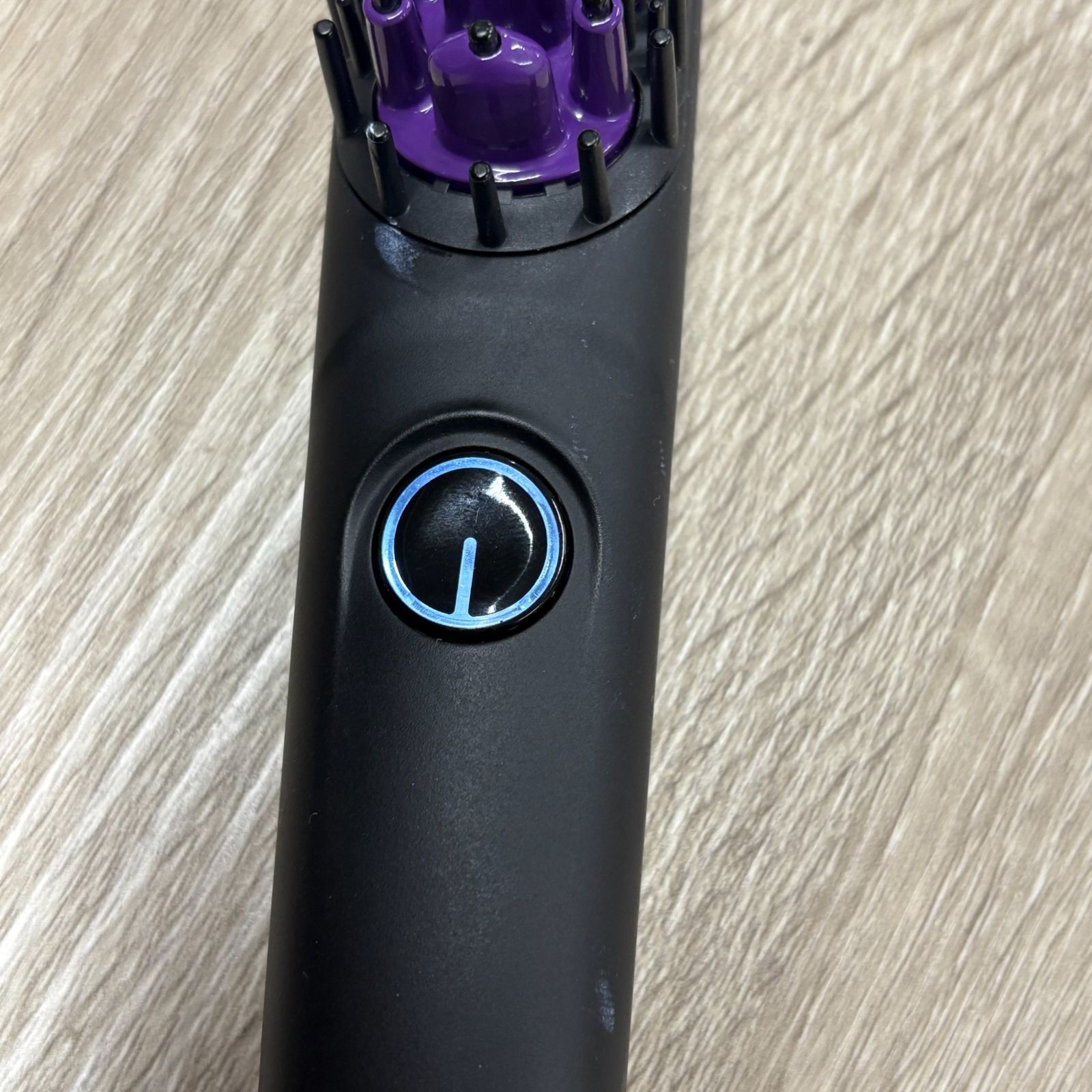 サロン専用☆DAFNI muse☆　ブラシヘアアイロン 黒×紫　ダフニ　ミューズ YA-MAN ヤーマン DAFNI muse ダフニ ミューズ ブラシ型ヘアアイロン