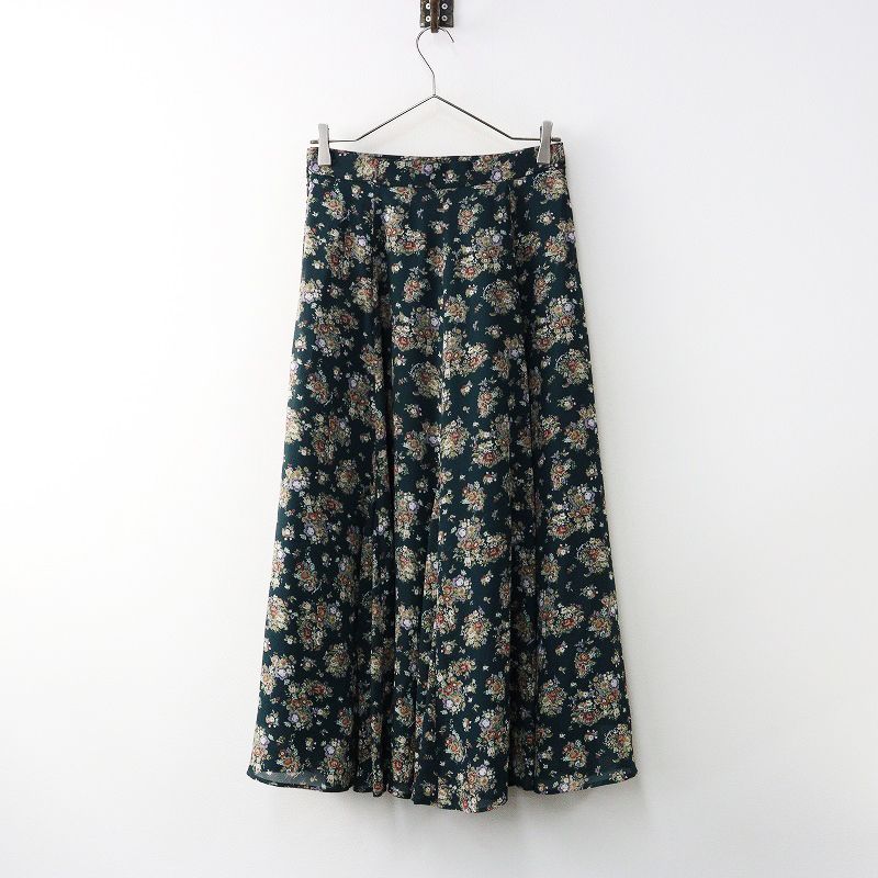 美品 ロイスクレヨン Lois CRAYON アンティークフラワー フレア