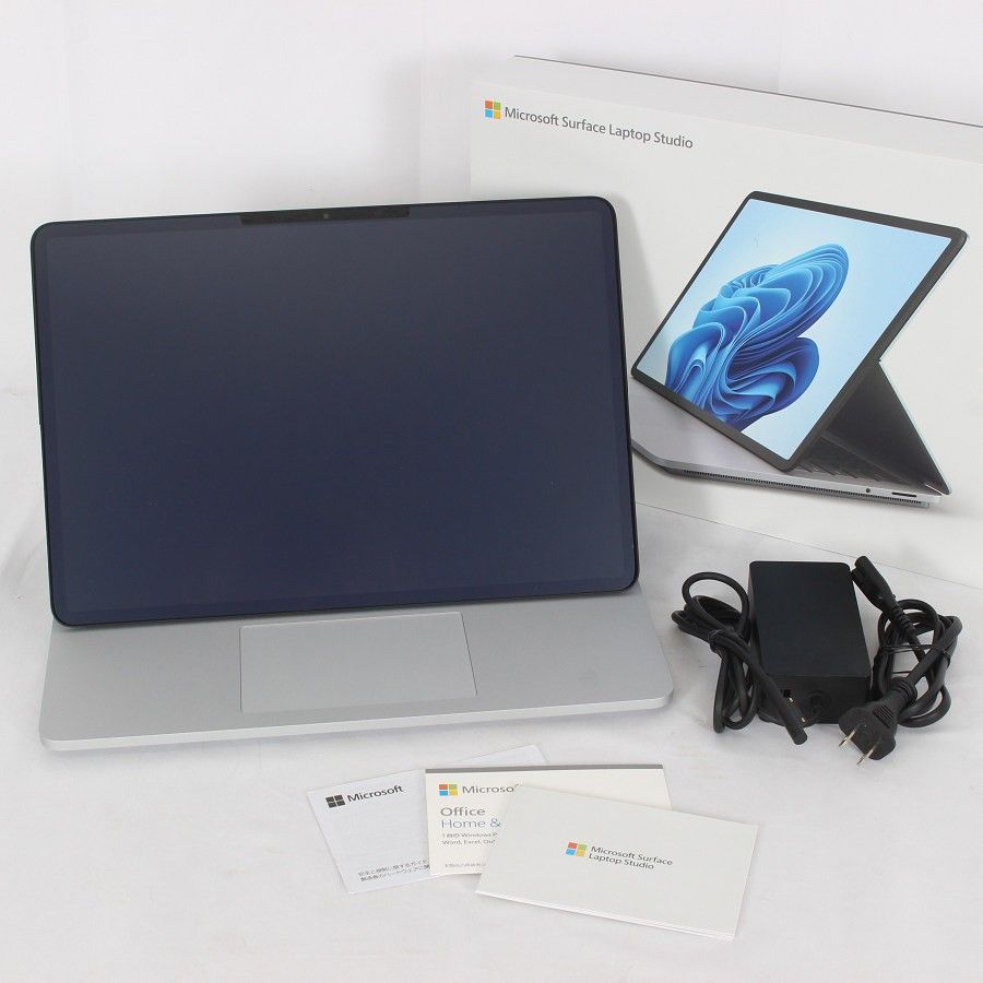 Microsoft - 【美品】Microsoft Surface Laptop Studio A1Y-00018 プラチナ 14.4型 ノートパソコン PC サーフェス ラップトップ スタジオ マイクロソフト 本体 Surface Laptop マイクロソフト Microsoft Studio プラチナ 14.4