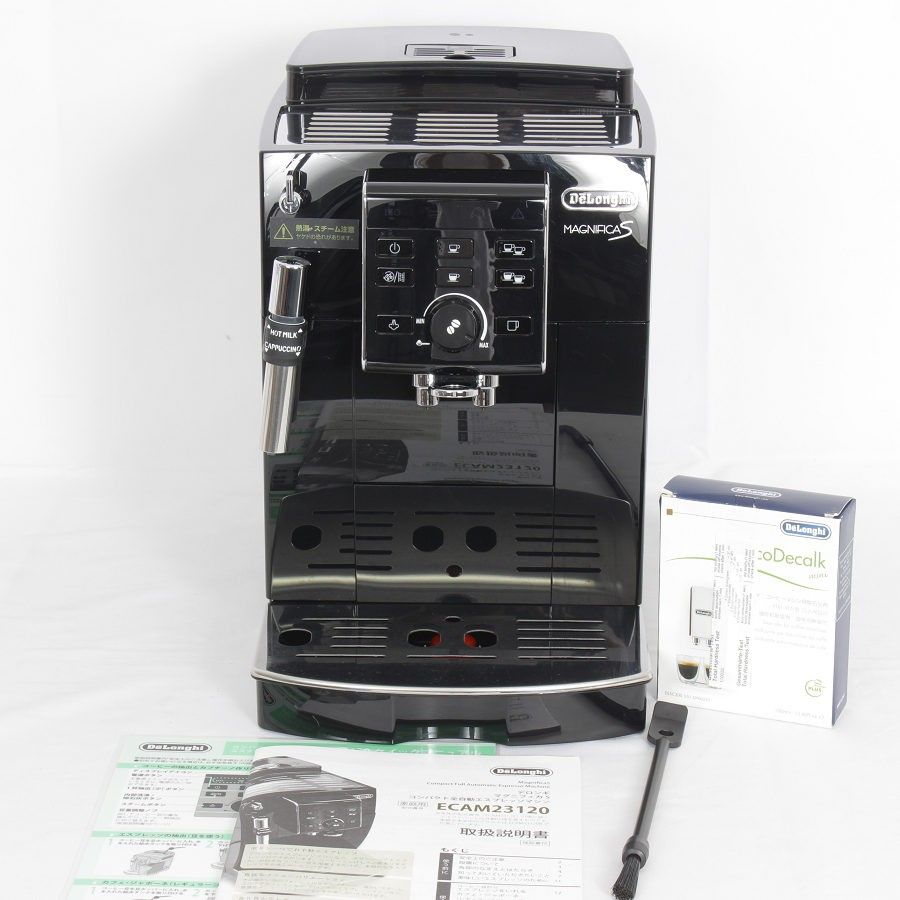 デロンギ マグニフィカS ECAM23120BN ブラック 全自動