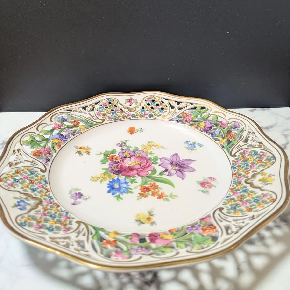 26㎝★1級品 シューマン ババリア オープンワーク メッシュ 金彩エッジ 26㎝☆シューマン ババリア 金彩エッジ オープンワーク メッシュ