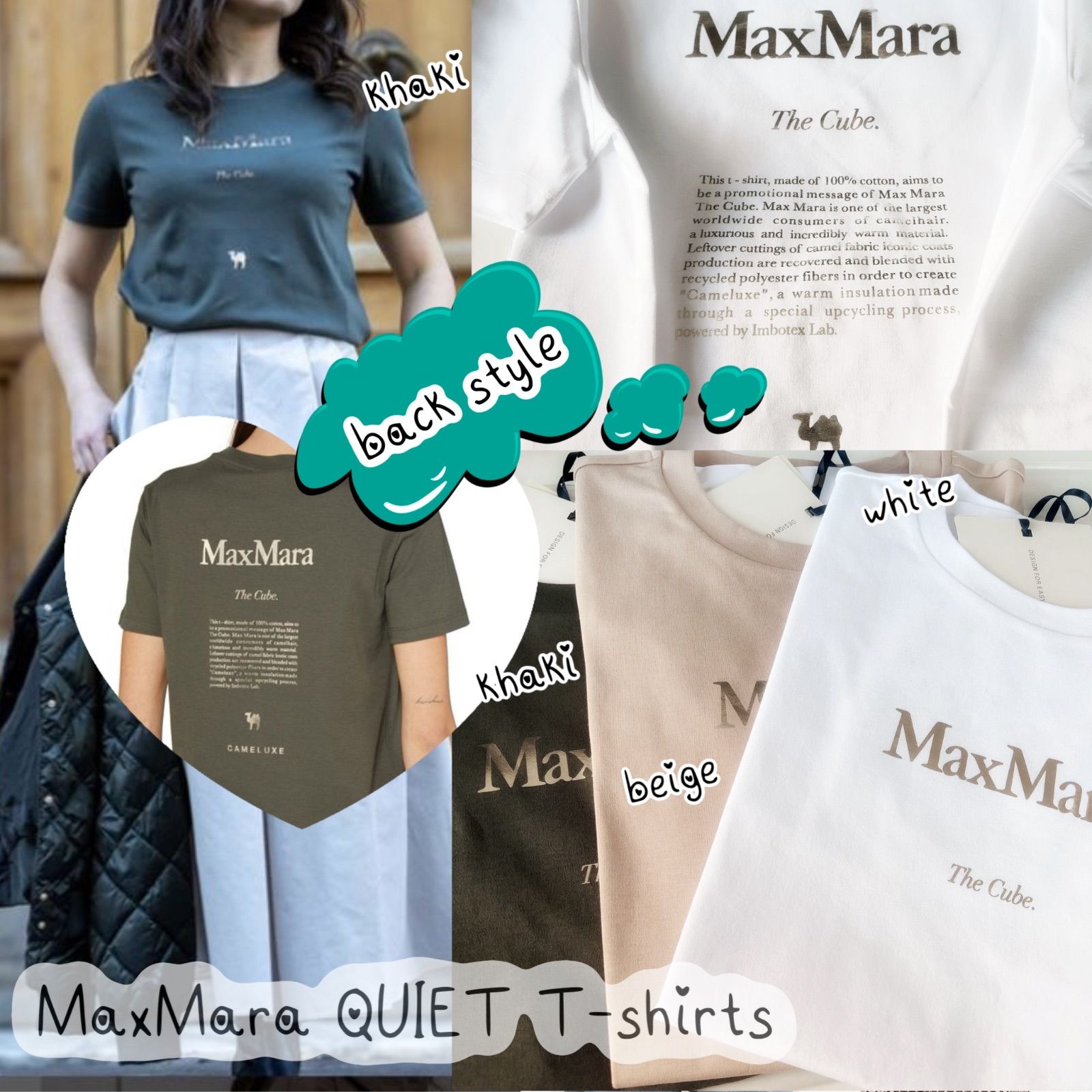 雑誌掲載* 'S MaxMara QUIETO エスマックスマーラ コットンジャージー Tシャツ - メルカリ