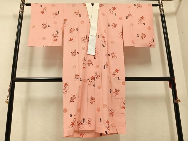 平和屋着物●長襦袢 無双仕立て 隅取 正絹 ♥ AABA8193ph