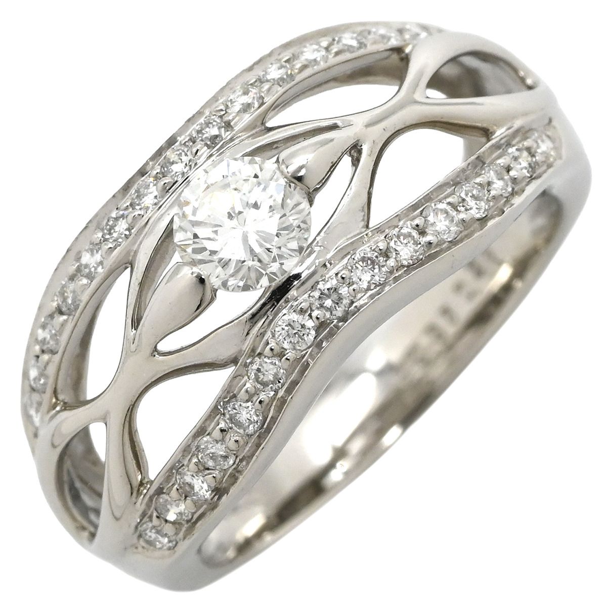 リング 指輪 ダイヤリング Pt900 ダイヤモンド プラチナシルバー 12号