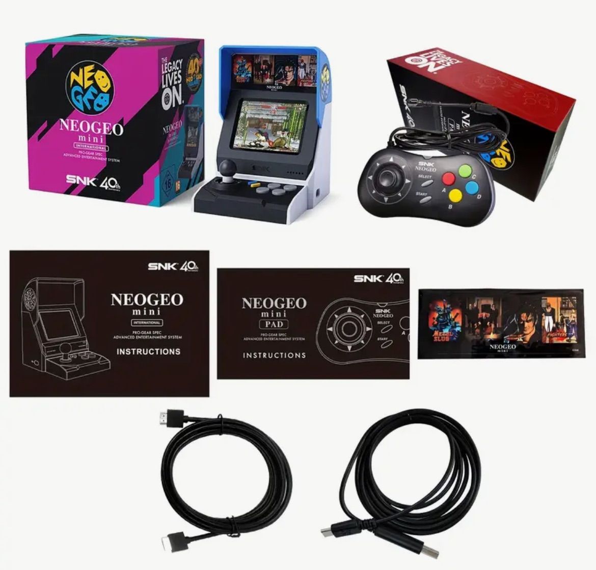 新品】SNK NEOGEO mini international 40th アニバーサリー
