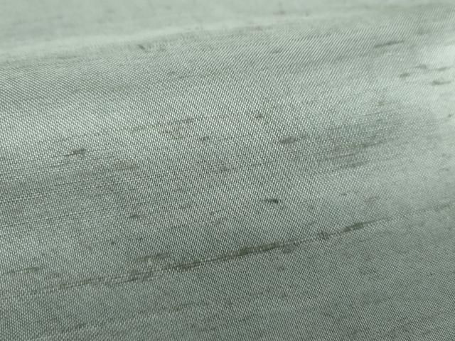 平和屋着物○石川県指定無形文化財 牛首紬 白山工房 手織り 霞文 正絹