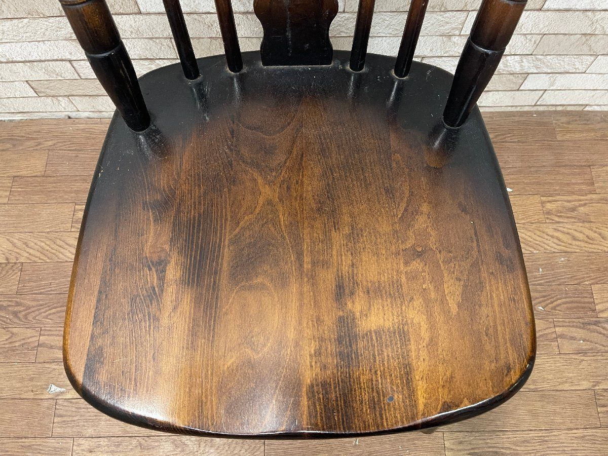 ○小泉産業 コイズミ 木製ダイニングチェア ウィンザーチェア 食卓椅子