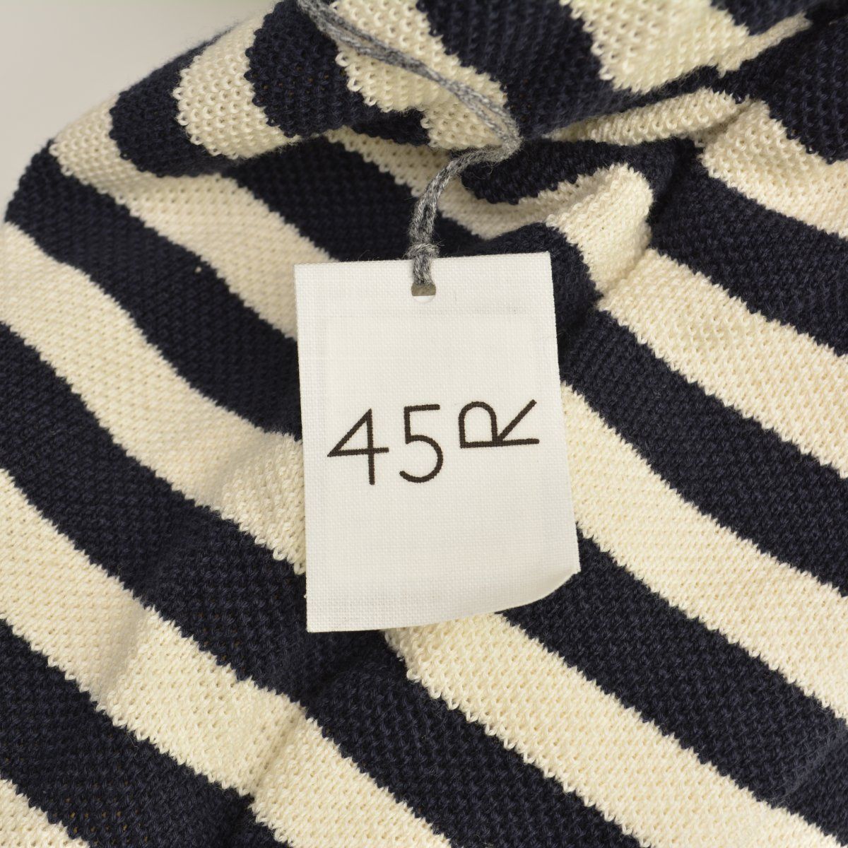 45rpm/45R】70640062 カノコニットソーのスカート ボーダーマキシスカート 