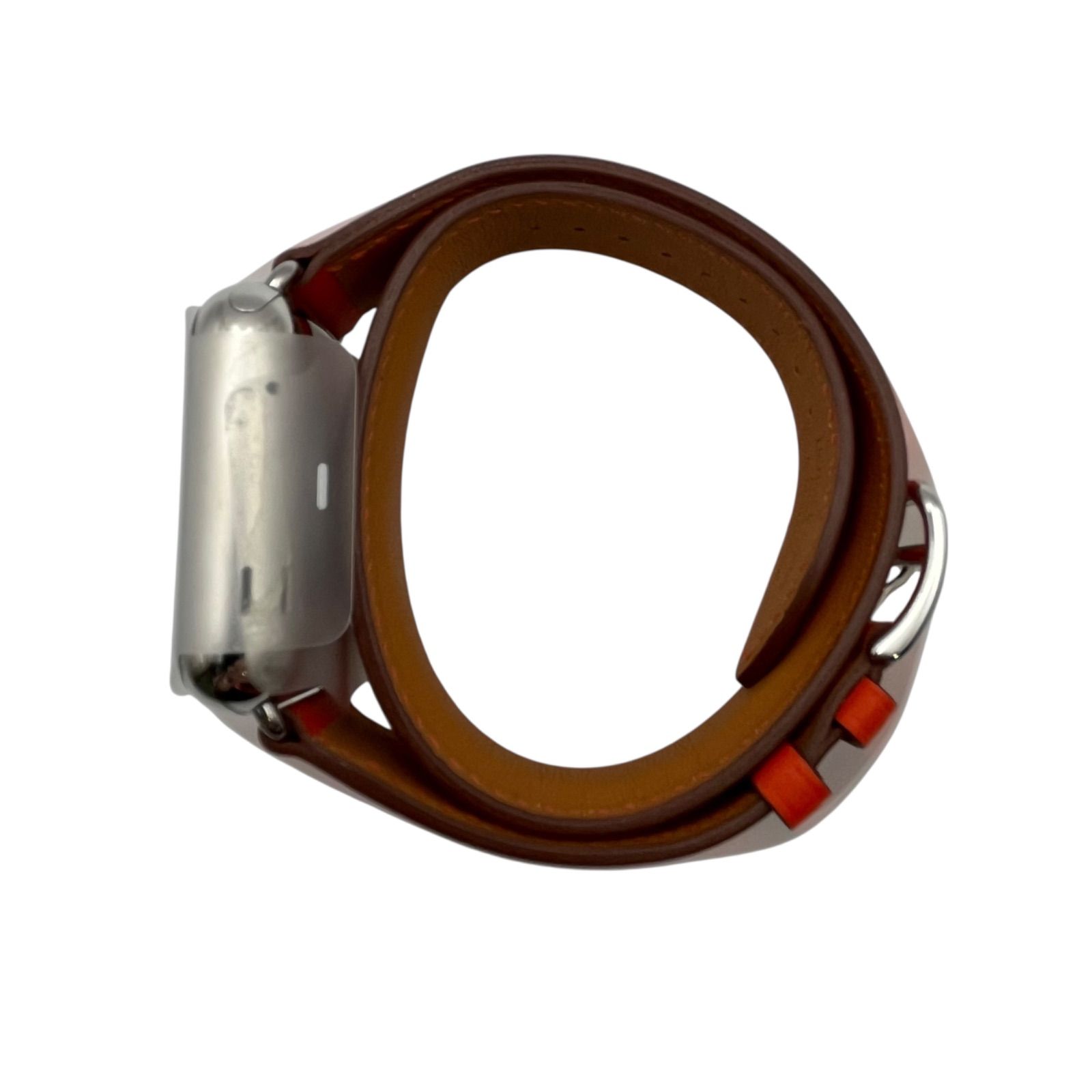 2398 Apple Watch エルメス　ブラウン　二重　ドゥブルトゥール 2398 Apple Watch エルメス ブラウン 二重 ドゥブルトゥール