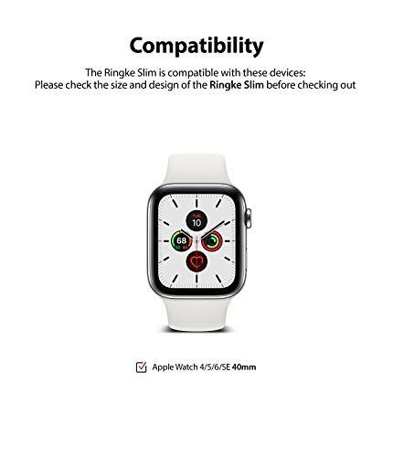 送料無料】 [6 / 5 / 4 / SE 40mm]_Clear (2P) 【Ringke】Apple Watch