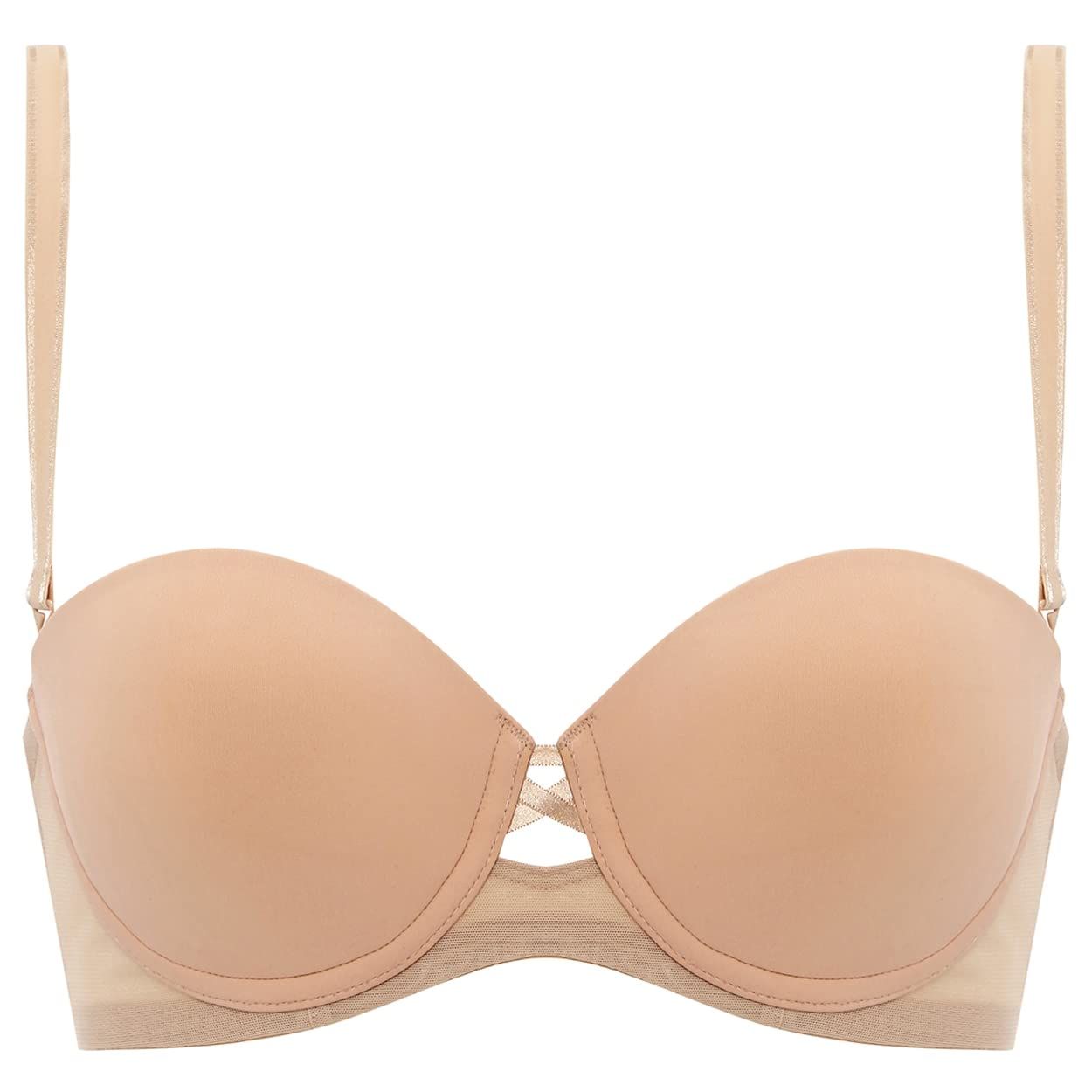 （トリンプ） トリンプTシャツブラ022 ブラジャー(ストラップ取り外し可) 1195(ベージュ) F75サイズ