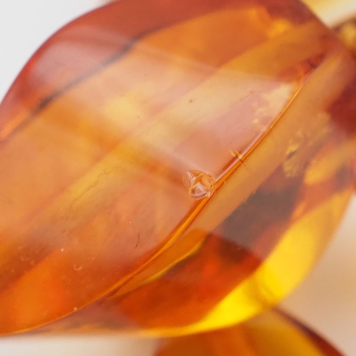 G286 琥珀 コハク アンバー ネックレス デザイン - メルカリ