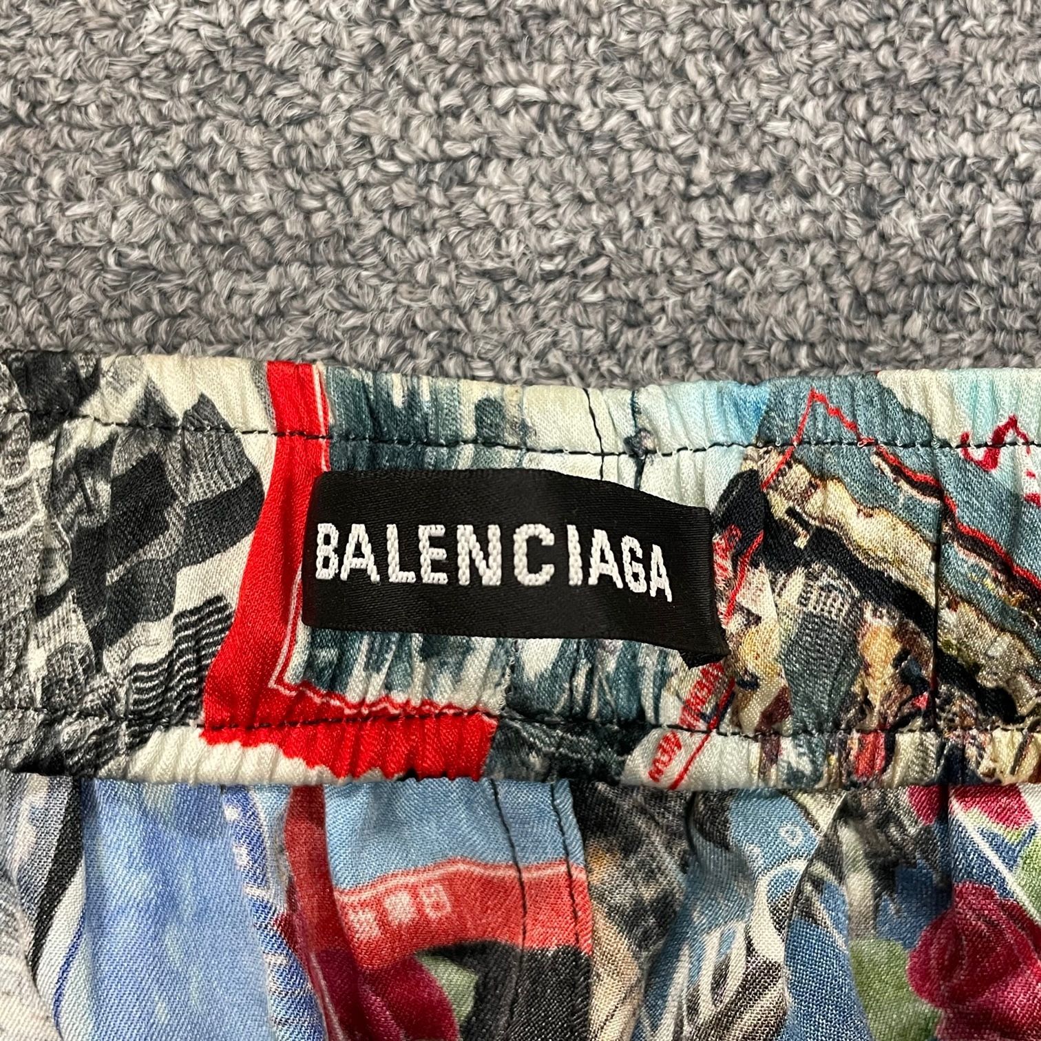 国内正規 BALENCIAGA 20SS Pyjama Shorts 672410 TML05 パジャマ