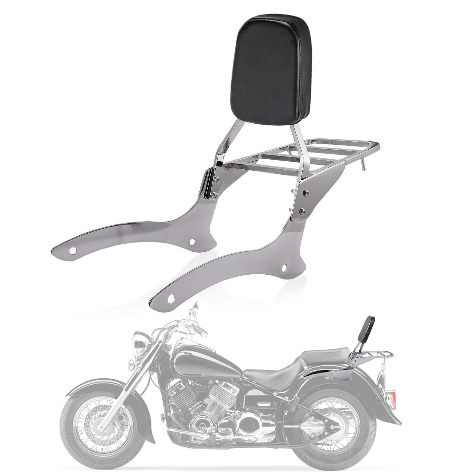 リアキャリア付き バックレスト ドラッグスター1100用 ドラッグスター250