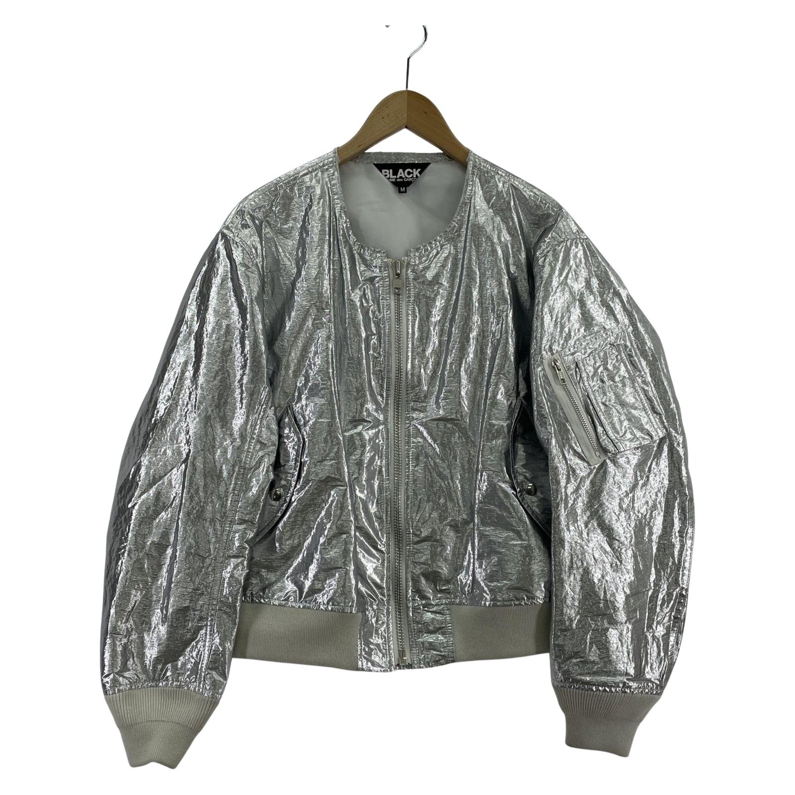 BLACK COMME des GARCONS ジャケット メタリックボンバー
