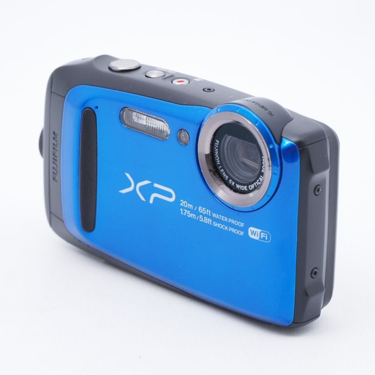 FUJIFILM デジタルカメラ XP120 ブルー 防水 FX-XP120BL デジタルカメラ（コンパクト）