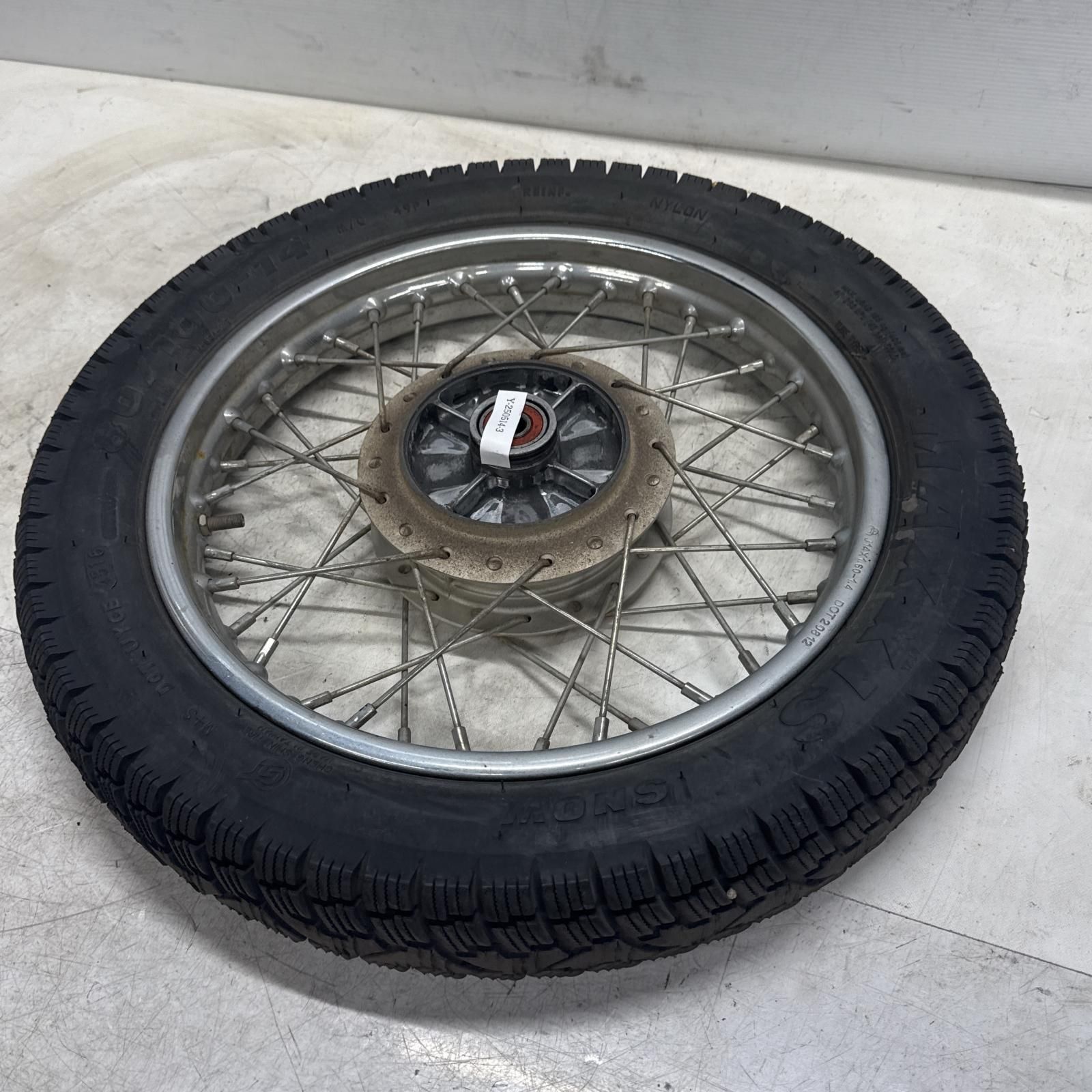 中古ホンダVツインマグナ250純正リアホイール＆タイヤ150/80-15
