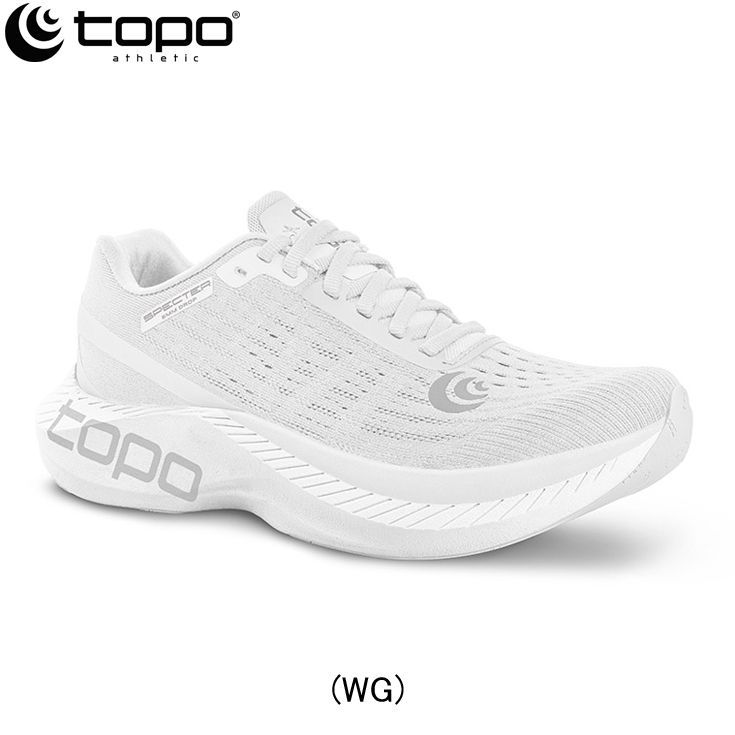TOPO トポ SPECTER スペクター ランニングシューズ 靴 ウィメンズ レディース 女性陸上・ランニング用品 23.0cm (WG)ホワイト/グレイ